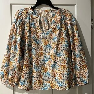 NWT Ana Women’s XL Floral Blouse